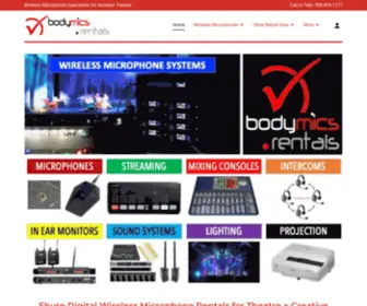 Bodymics.Rentals(Wireless Microphone Theatre Rentals) Screenshot