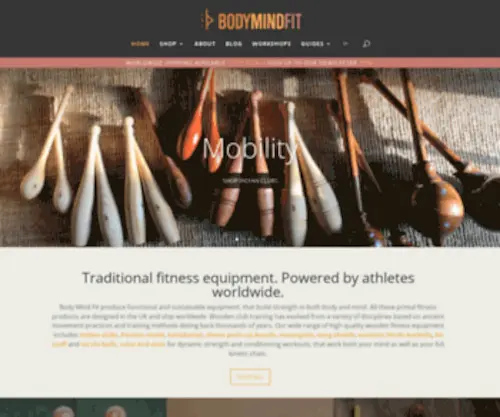 Bodymind-Fit.com(Classic wooden fitness equipment) Screenshot