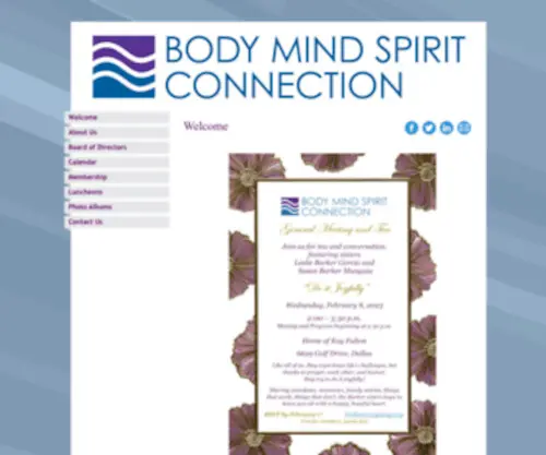 Bodymindspiritconnection.org(Body Mind Spirit Connection) Screenshot