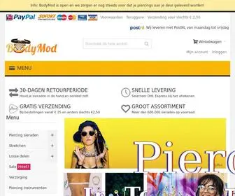 Bodymod.nl(Piercing en piercing sieraden) Screenshot