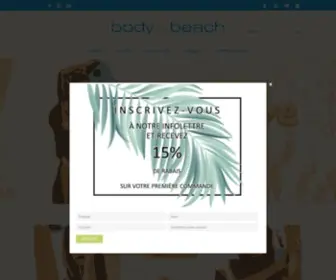 Bodynbeach.com(Bienvenue chez Body & Beach) Screenshot