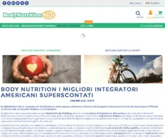 Bodynutrition.biz(BodyNutrition vendita integratori online) Screenshot