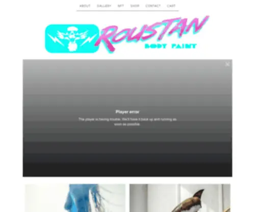 Bodypainter.com(Roustan Bodypaint) Screenshot