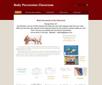 Bodypercussionclassroom.com(Body Percussion Classroom) Screenshot