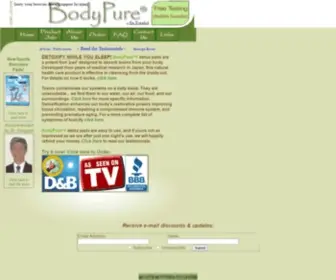 Bodypurenow.com(How to detox) Screenshot