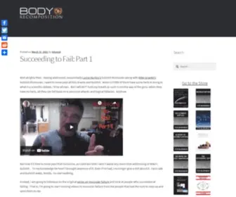Bodyrecomposition.com(The Home of Lyle McDonald) Screenshot