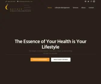 Bodyrefinedinc.com(Lifestyle Management) Screenshot