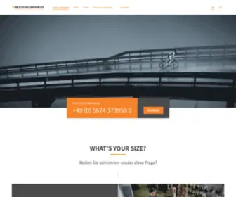 Bodyscanningcrm.de(Fahrrad-Ergonomie & Specialty Retailing) Screenshot