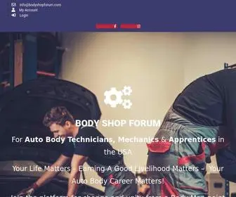 Bodyshopforum.com(Auto Body Technicians) Screenshot