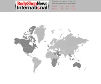 Bodyshopnews.net(World Map) Screenshot