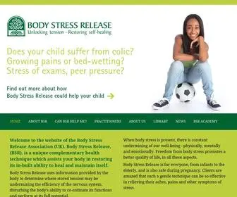 Bodystressrelease.org.uk(Body Stress Release (BSR) UK practitioners) Screenshot