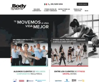 Bodysystems.mx(Bienestar corporativo y fitness grupal) Screenshot