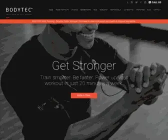 Bodytec.co.za(EMS Training South Africa) Screenshot