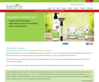 Bodyverde.com(100% Natural Skincare) Screenshot