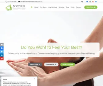 Bodywellhealthcare.com.au(Bodywell Healthcare) Screenshot