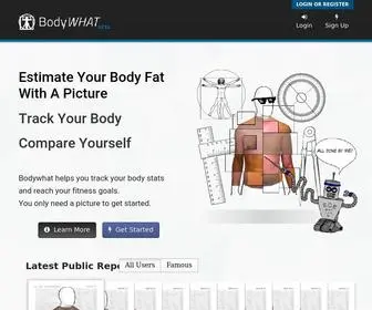 Bodywhat.com(Body Analytics) Screenshot