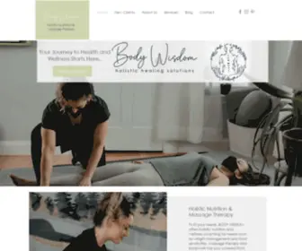 Bodywisdomholistics.com(BODY WISDOM Massage and Holistic Nutrition I Tewksbury) Screenshot