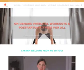 Bodywisemama.com(On demand prenatal exercise) Screenshot