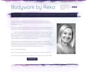 Bodyworkbyreka.com(Bodywork by Reka) Screenshot