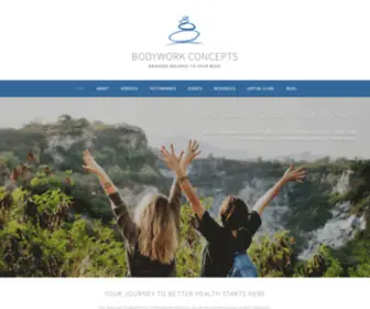 Bodyworkconcepts.com(Bringing balance to your body) Screenshot
