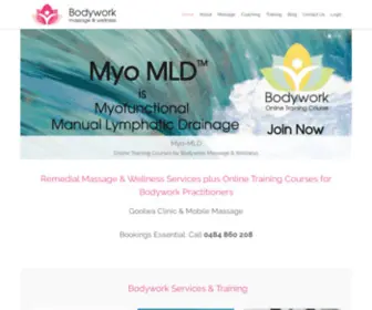 Bodyworkjunki.com(Remedial Massage Services and Mobile Massage) Screenshot