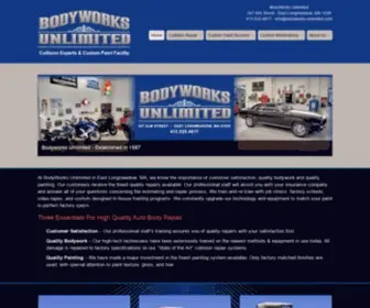 Bodyworks-Unlimited.com(Body Works Unlimited East Longmeadow) Screenshot