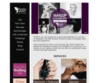 Bodyworkslynchburg.com(Body Works Lynchburg) Screenshot