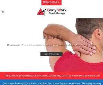 Bodyworxphysio.com.au(Physiotherapy, Massage & Pilates The Junction, Newcastle) Screenshot