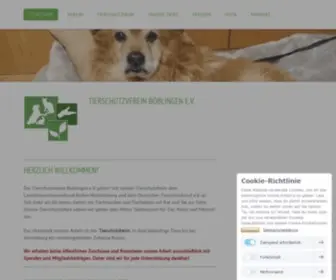 Boeblinger-Tierschutz.de(Tierschutzverein B) Screenshot