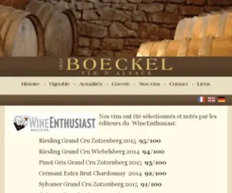 Boeckel-Alsace.com(Bienvenue) Screenshot