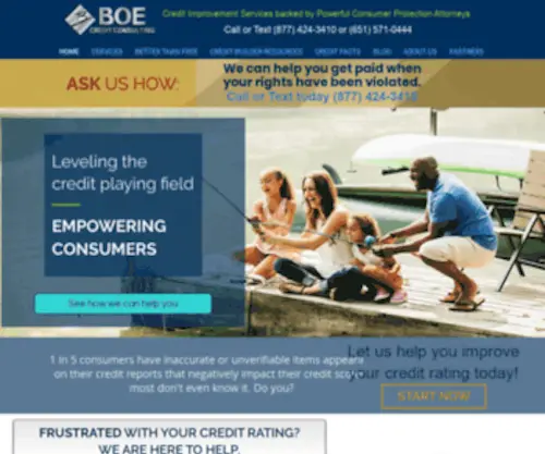 Boecredit.com(Credit Repair Services) Screenshot