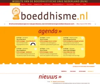 Boeddhisme.nl(Boeddhistische Unie Nederland) Screenshot