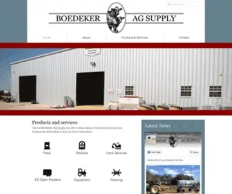 Boedekeragsupply.com(Boedeker Ag Supply) Screenshot