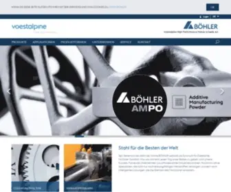 Boehlerstahl.ch(Voestalpine BÖHLER Schweiz) Screenshot