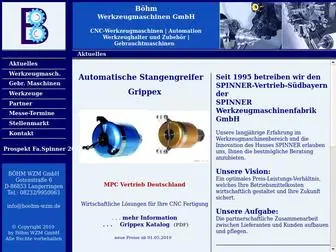 Boehm-WZM.de(Dachau) Screenshot