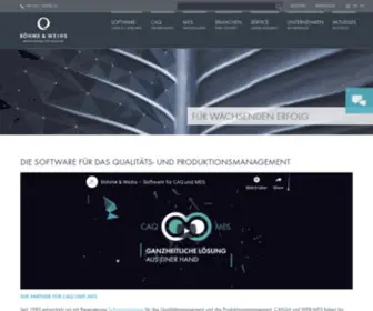 Boehme-Weihs.com(Qualitätsmanagement) Screenshot