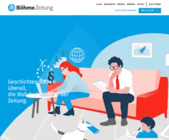Boehme-Zeitung.de(BöhmeZeitung) Screenshot
