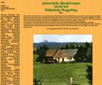 Boehmisches-Erzgebirge.cz(Das böhmische Erzgebirge) Screenshot
