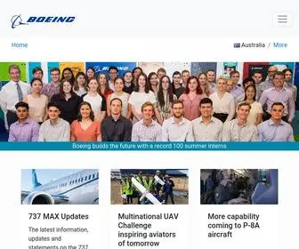 Boeing.com.au(Boeing Australia) Screenshot