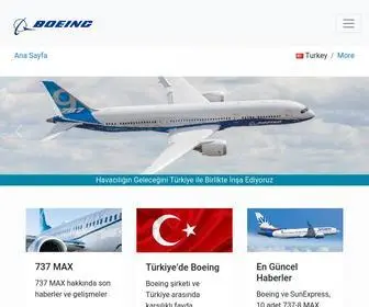 Boeing.com.tr(Boeing T) Screenshot