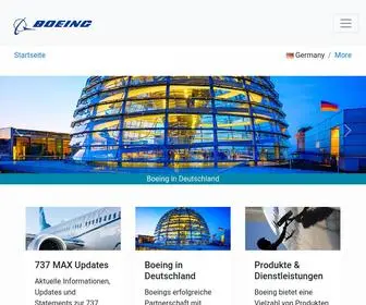 Boeing.de(Boeing Deutschland) Screenshot