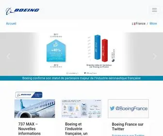 Boeing.fr(Boeing France) Screenshot