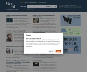 Boek.be(Zoek in 200.000 boeken en vind tips van 12 lezers) Screenshot