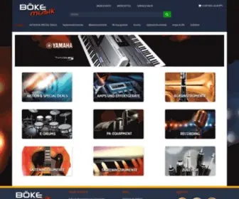 Boeke-Musik.de(BÖKE) Screenshot