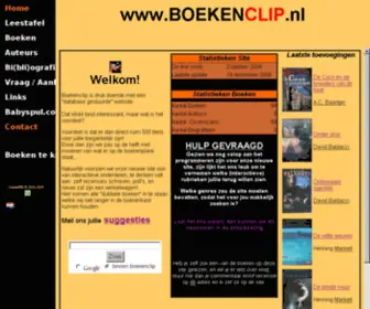 Boekenclip.nl(Dé boekensite online) Screenshot