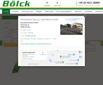 Boelck.de(Bölck Reisen) Screenshot