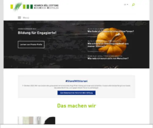 Boell-NRW.de(Boell NRW) Screenshot