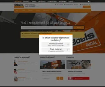 Boels.nl(Boels Verhuur) Screenshot