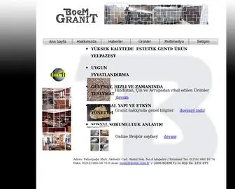 Boem.com.tr(BOEM Granit) Screenshot
