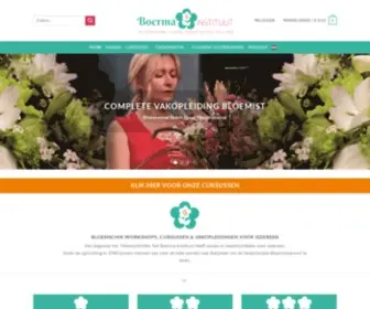 Boerma.nl(Boerma Instituut is a Floral Design School teaching European & Dutch style Flower Arranging close to Amsterdam) Screenshot